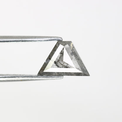 0.89 CT Triangle Shape Salt And Pepper 5.50 MM Diamond For Designer Diamond Ring - JayKrishna Diamond