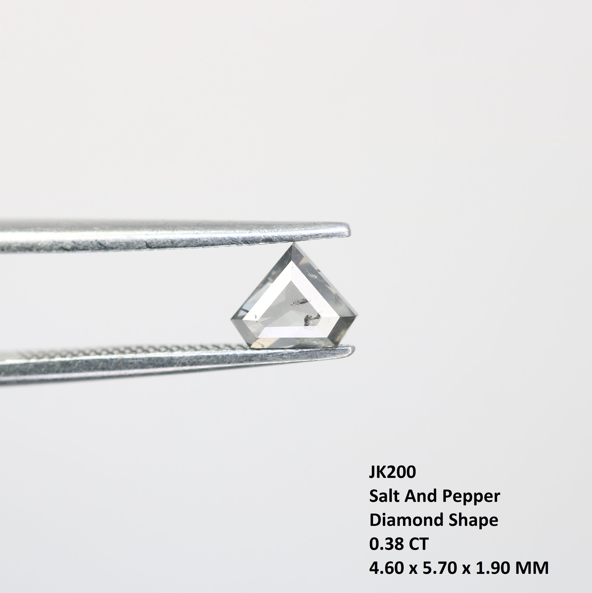 Unique 0.38 CT Salt & Pepper Diamond | Perfect for Engagement Rings - JayKrishna Diamond
