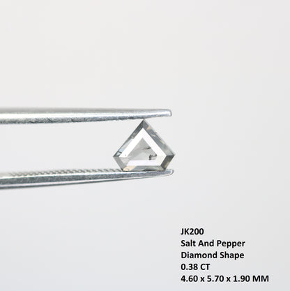 Unique 0.38 CT Salt & Pepper Diamond | Perfect for Engagement Rings - JayKrishna Diamond