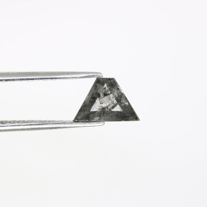 0.89 CT Triangle Shape Salt And Pepper 5.50 MM Diamond For Designer Diamond Ring - JayKrishna Diamond