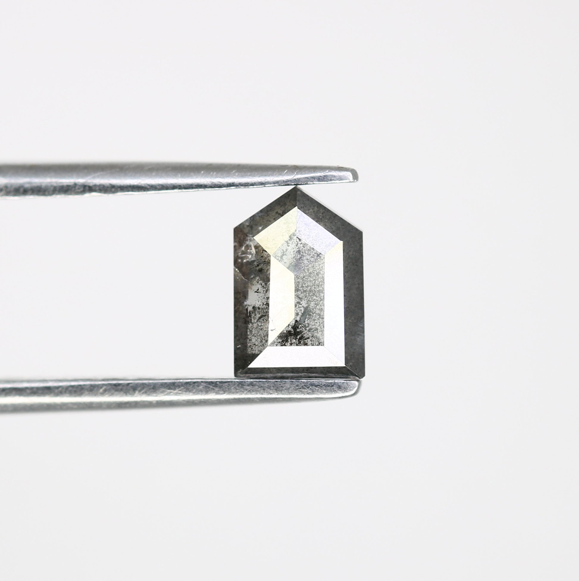 0.63 CT Bullet Shape Salt and Pepper Diamond (6.50 MM) for a One-of-a-Kind Designer Jewelry Piece: Exquisite Gemstone Collection - JayKrishna Diamond
