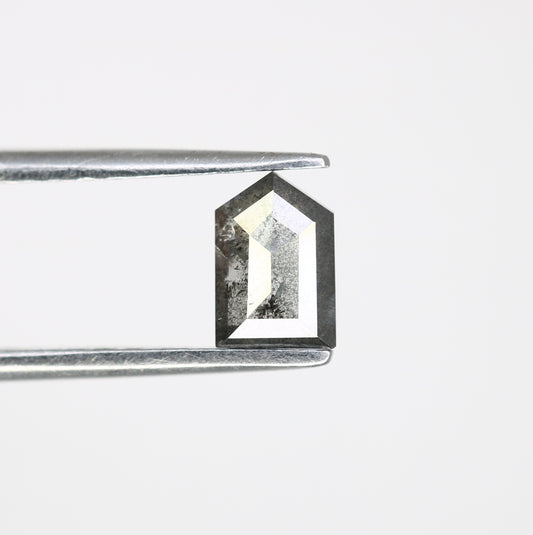0.63 CT Bullet Shape Salt and Pepper Diamond (6.50 MM) for a One-of-a-Kind Designer Jewelry Piece: Exquisite Gemstone Collection - JayKrishna Diamond
