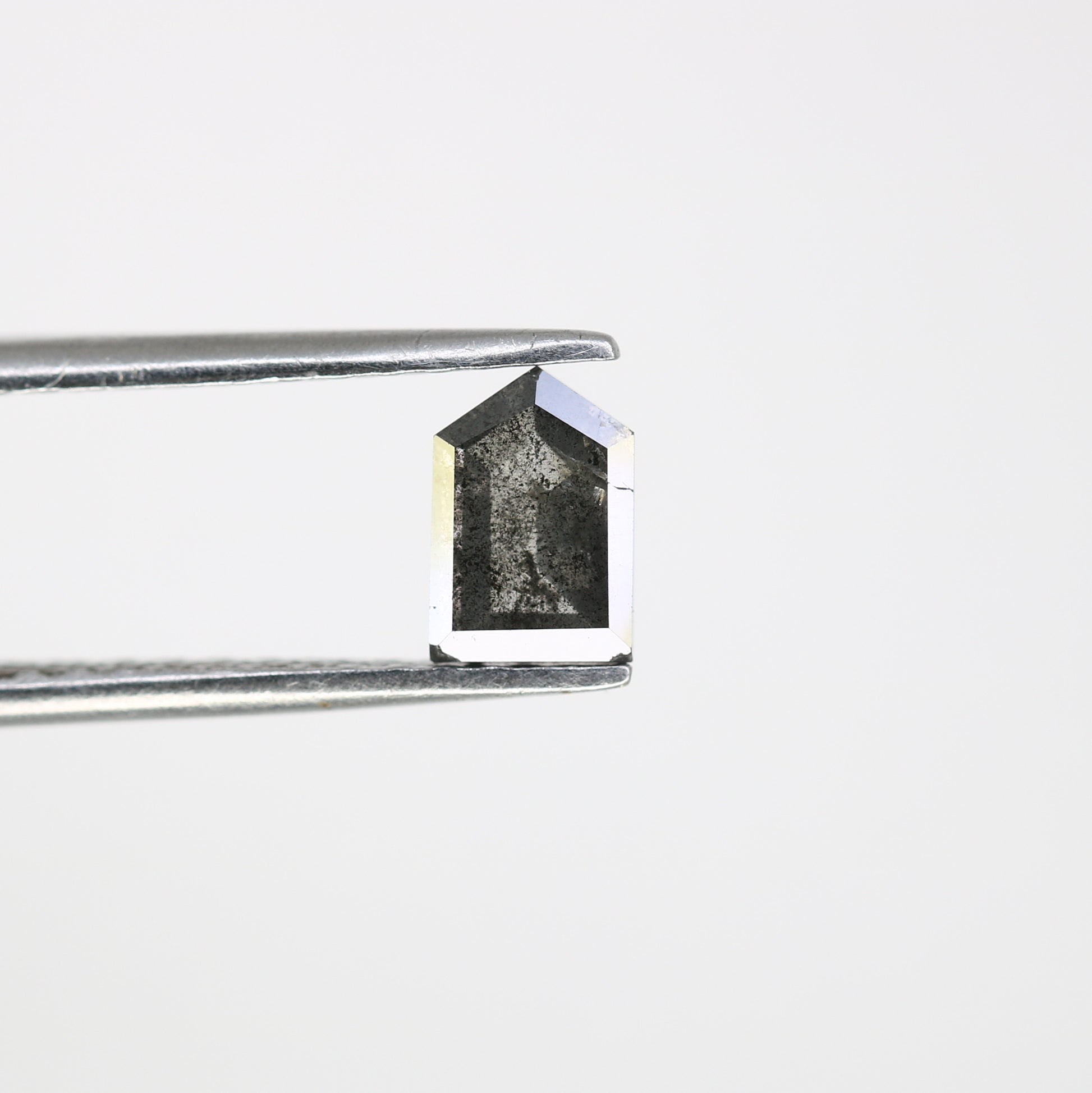 0.63 CT Bullet Shape Salt and Pepper Diamond (6.50 MM) for a One-of-a-Kind Designer Jewelry Piece: Exquisite Gemstone Collection - JayKrishna Diamond