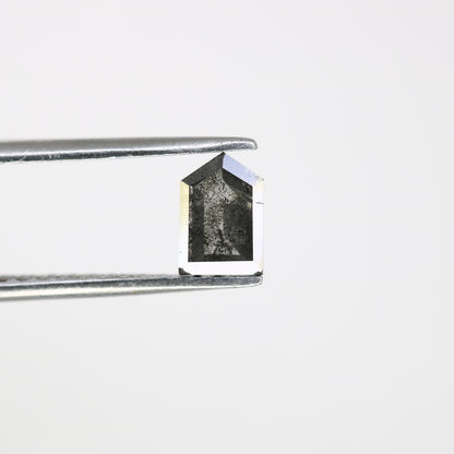 0.63 CT Bullet Shape Salt and Pepper Diamond (6.50 MM) for a One-of-a-Kind Designer Jewelry Piece: Exquisite Gemstone Collection - JayKrishna Diamond