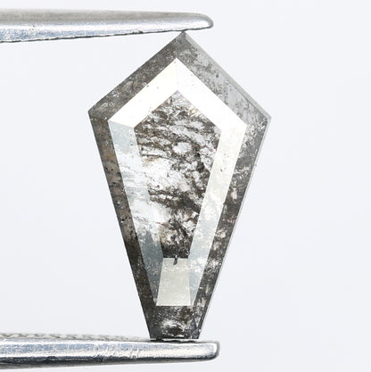 Salt And Pepper Diamond 0.73 Carat Loose Kite Shaped Diamond For Wedding - JayKrishna Diamond
