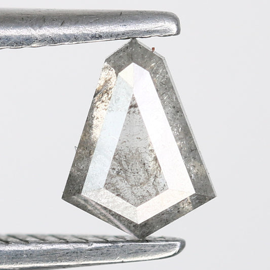 0.27 Carat Loose Kite Shape Natural Salt and Pepper Diamond – Perfect for Galaxy Rings | Unique Salt and Pepper Diamond Jewelry - JayKrishna Diamond