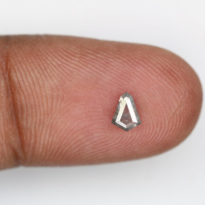 0.27 Carat Loose Kite Shape Natural Salt and Pepper Diamond – Perfect for Galaxy Rings | Unique Salt and Pepper Diamond Jewelry - JayKrishna Diamond