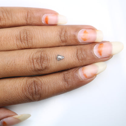 0.27 Carat Loose Kite Shape Natural Salt and Pepper Diamond – Perfect for Galaxy Rings | Unique Salt and Pepper Diamond Jewelry - JayKrishna Diamond