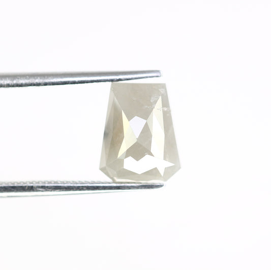 2.78 CT Geometric Shape Grey 8.50 MM Natural Diamond For Engagement Ring - JayKrishna Diamond