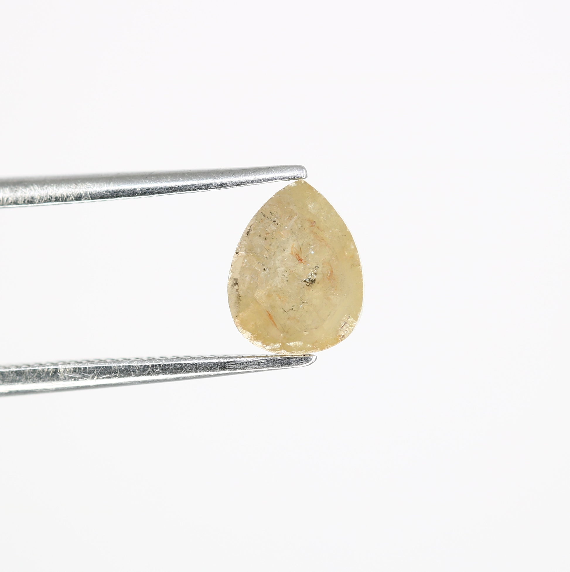 1.23 CT Natural Grey 7.60 MM Pear Shaped Loose Diamond For Fancy Ring - JayKrishna Diamond