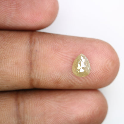 1.23 CT Natural Grey 7.60 MM Pear Shaped Loose Diamond For Fancy Ring - JayKrishna Diamond