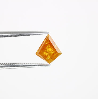 0.79 CT 7.40 MM Orange Color Natural Loose Kite Shaped Diamond For Wedding Ring - JayKrishna Diamond