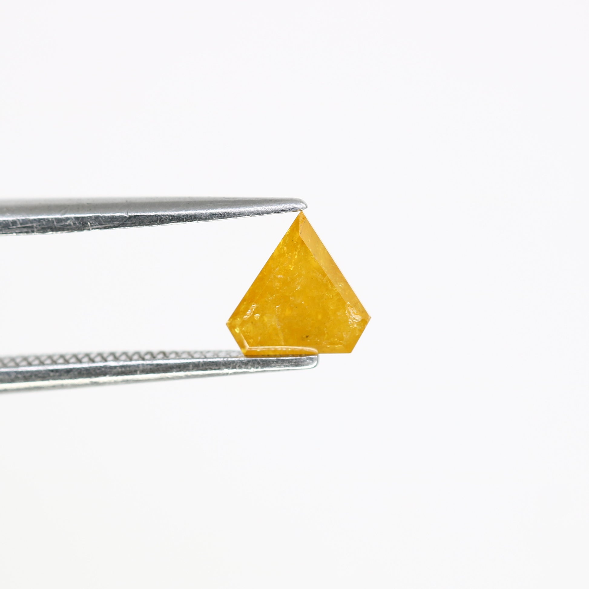Fancy 0.62 CT Rustic Fancy Yellow Diamond (6.00 MM) in Unique Diamond Shape for Wedding Ring | Elegant Gemstone Jewelry - JayKrishna Diamond