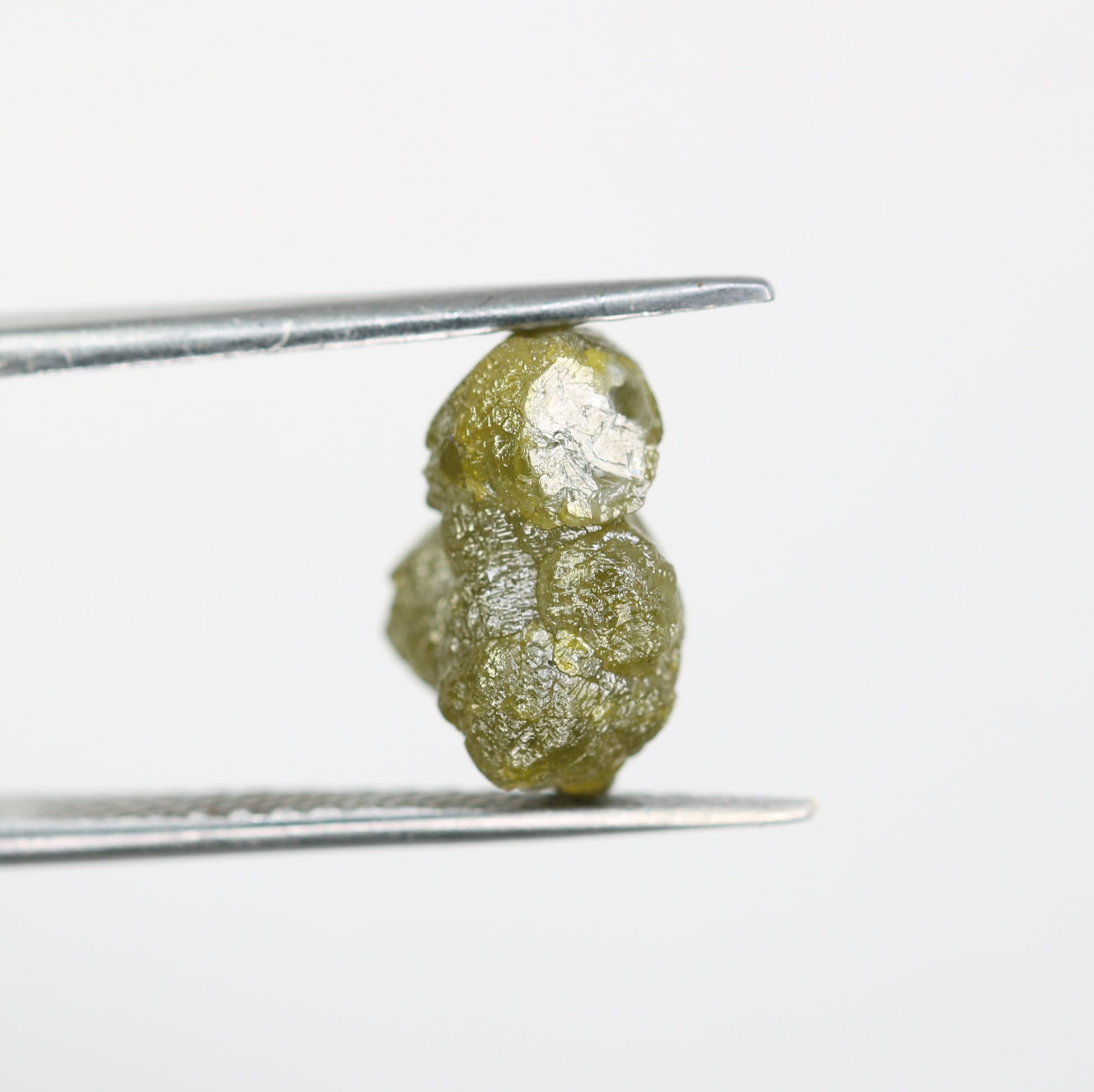5.74 CT Uncut Raw Greenish Rough Diamond For Engagement Ring - JayKrishna Diamond
