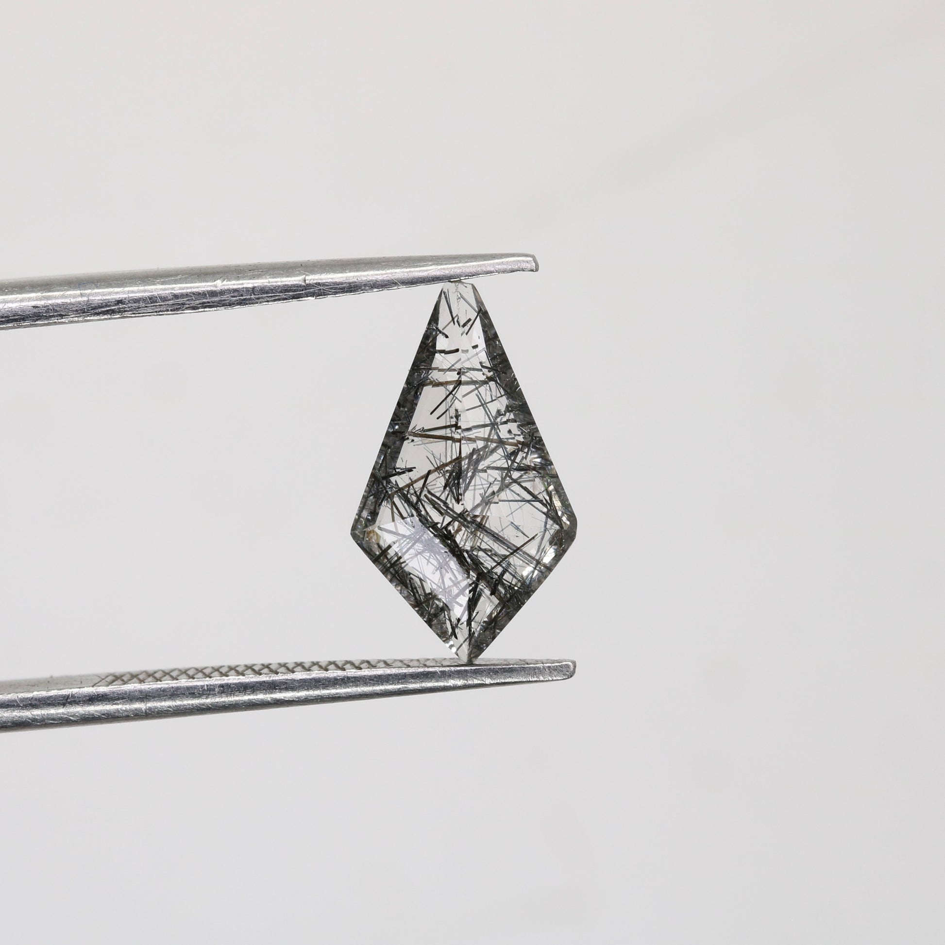 1.29 CT 6.90 MM Kite Shape Black Rutile Fancy Natural Gemstone For Engagement Ring - JayKrishna Diamond