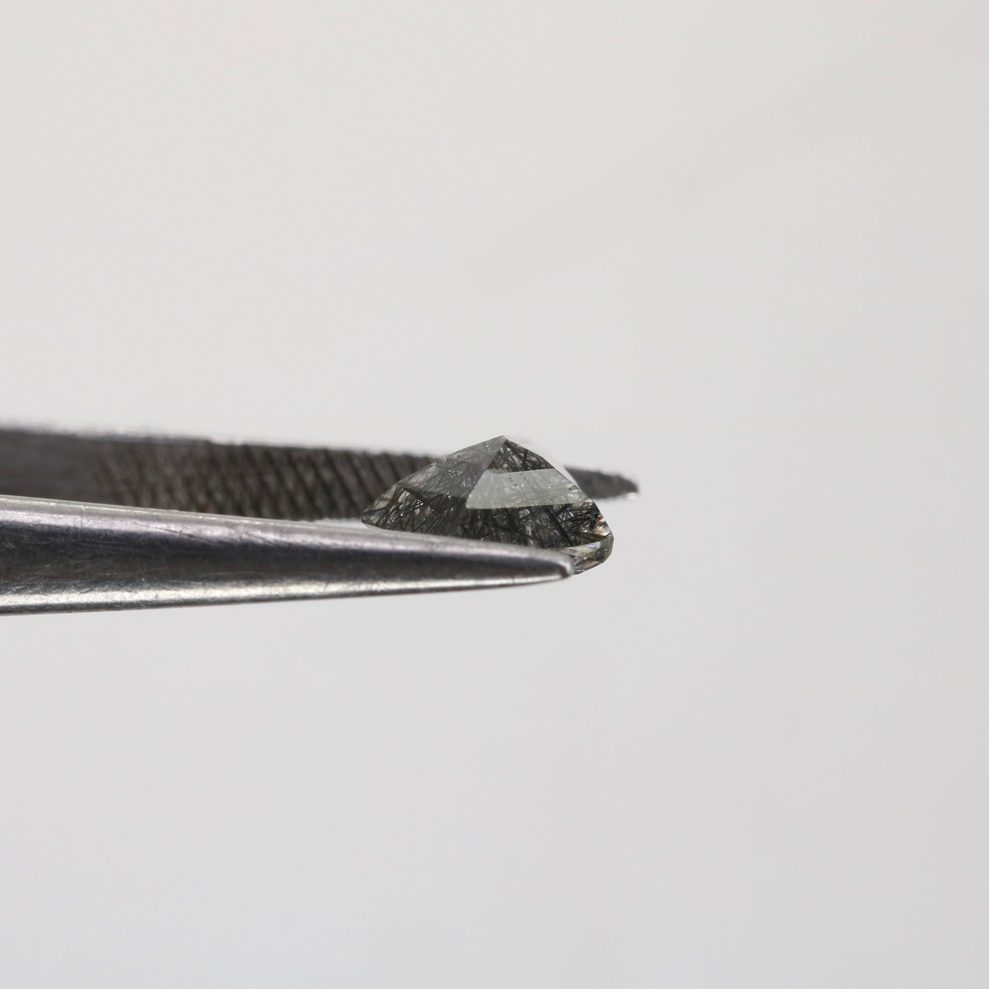 1.29 CT 6.90 MM Kite Shape Black Rutile Fancy Natural Gemstone For Engagement Ring - JayKrishna Diamond