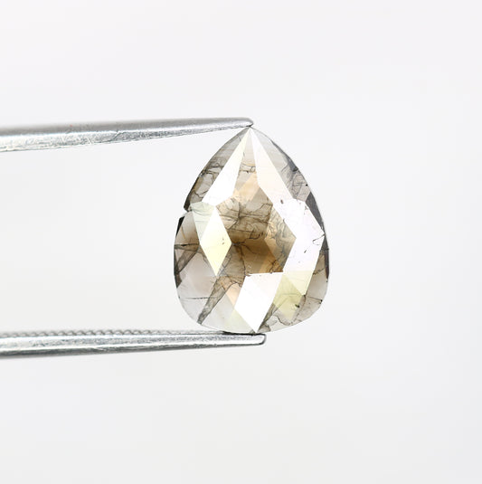 1.74 Carat 11.20 MM Pear Cut Fancy Brown Color Diamond For Engagement Ring - JayKrishna Diamond
