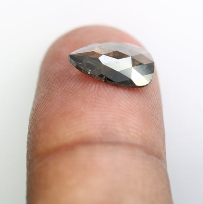1.74 Carat 11.20 MM Pear Cut Fancy Brown Color Diamond For Engagement Ring - JayKrishna Diamond