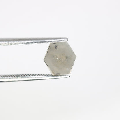 1.00 CT Geometric Shape Grey 7.00 MM Natural Diamond For Engagement Ring - JayKrishna Diamond