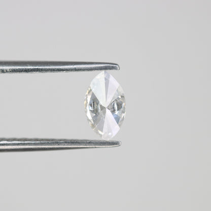 0.39 CT Marquise Shape Salt and Pepper Diamond for Custom Engagement Rings, Unique Fine Jewelry & Elegant Bridal Jewelry - JayKrishna Diamond