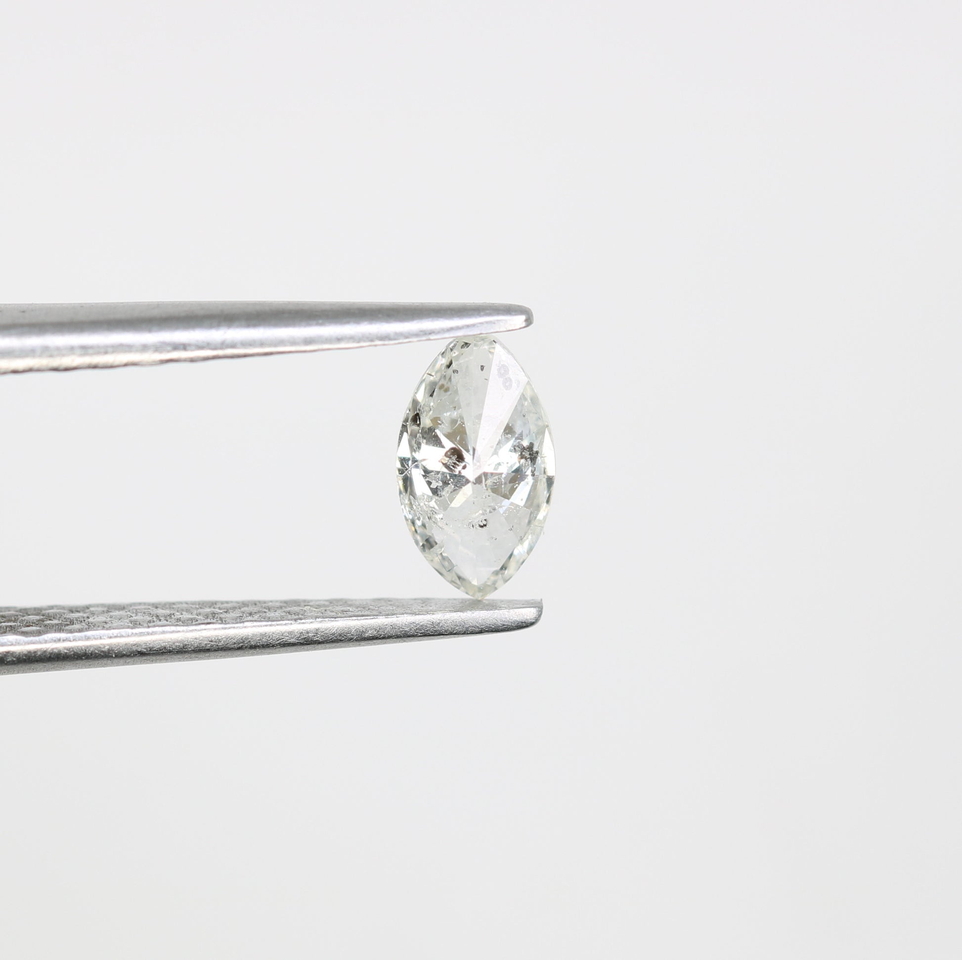 Unique 0.40 CT Marquise Cut Salt & Pepper Diamond | Perfect for Engagement Rings - JayKrishna Diamond
