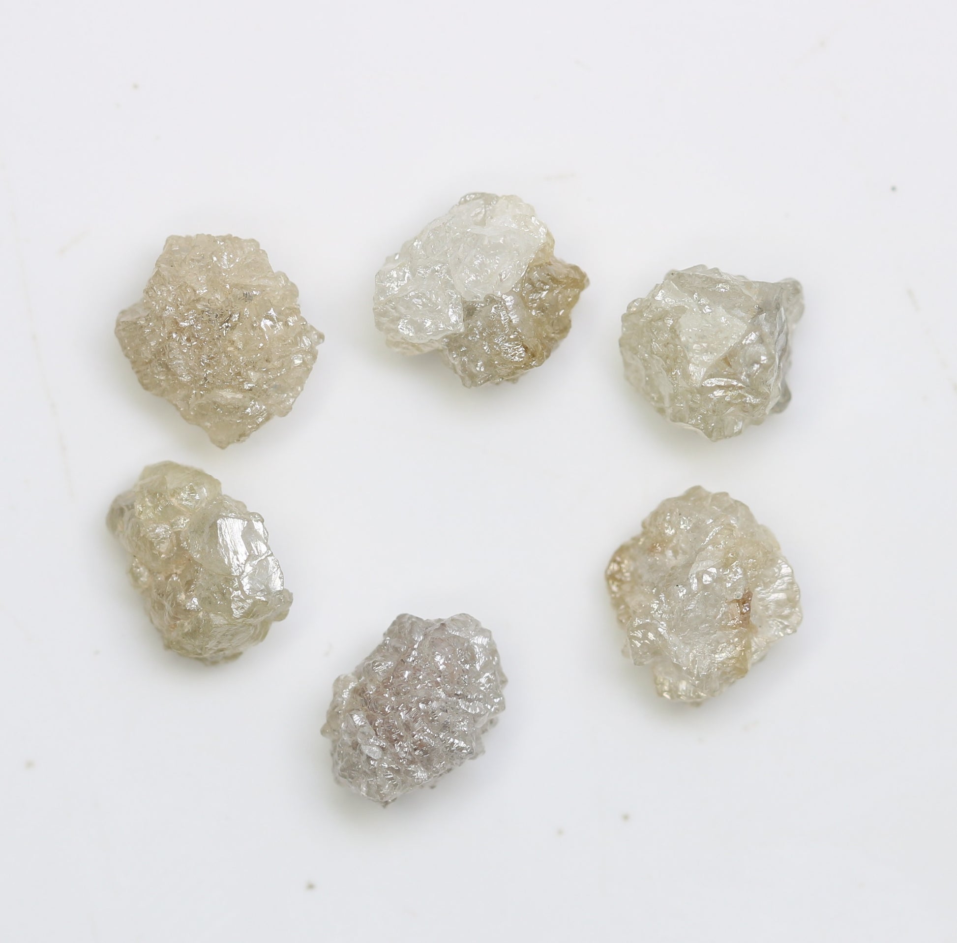 4.70 CT Grey Rough Irregular Cut Diamond For Engagement Ring - JayKrishna Diamond