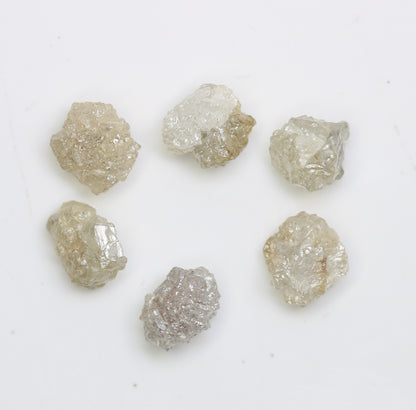 4.70 CT Grey Rough Irregular Cut Diamond For Engagement Ring - JayKrishna Diamond