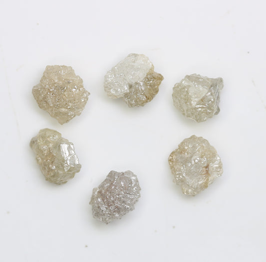 4.70 CT Grey Rough Irregular Cut Diamond For Engagement Ring - JayKrishna Diamond