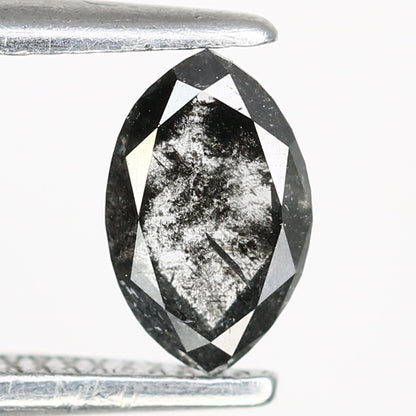 0.32 Carat Loose Marquise Cut Salt and Pepper Diamond – Perfect for Galaxy Rings | Unique Marquise Shape Salt and Pepper Diamond - JayKrishna Diamond