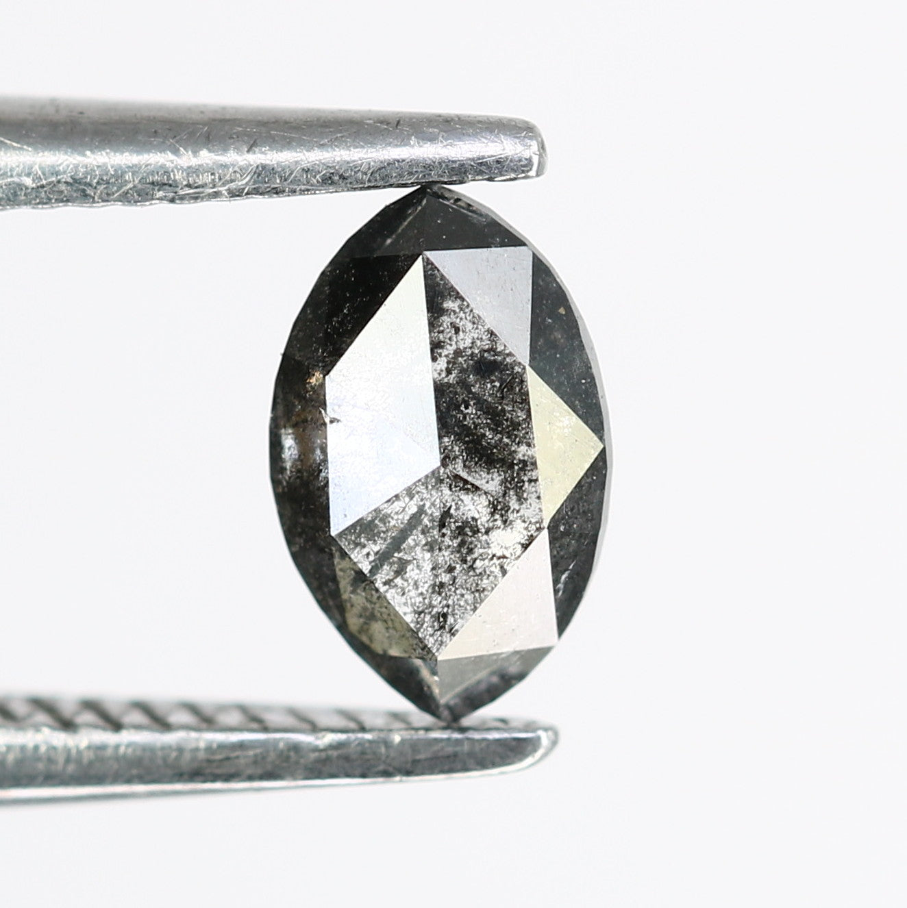 0.32 Carat Loose Marquise Cut Salt and Pepper Diamond – Perfect for Galaxy Rings | Unique Marquise Shape Salt and Pepper Diamond - JayKrishna Diamond