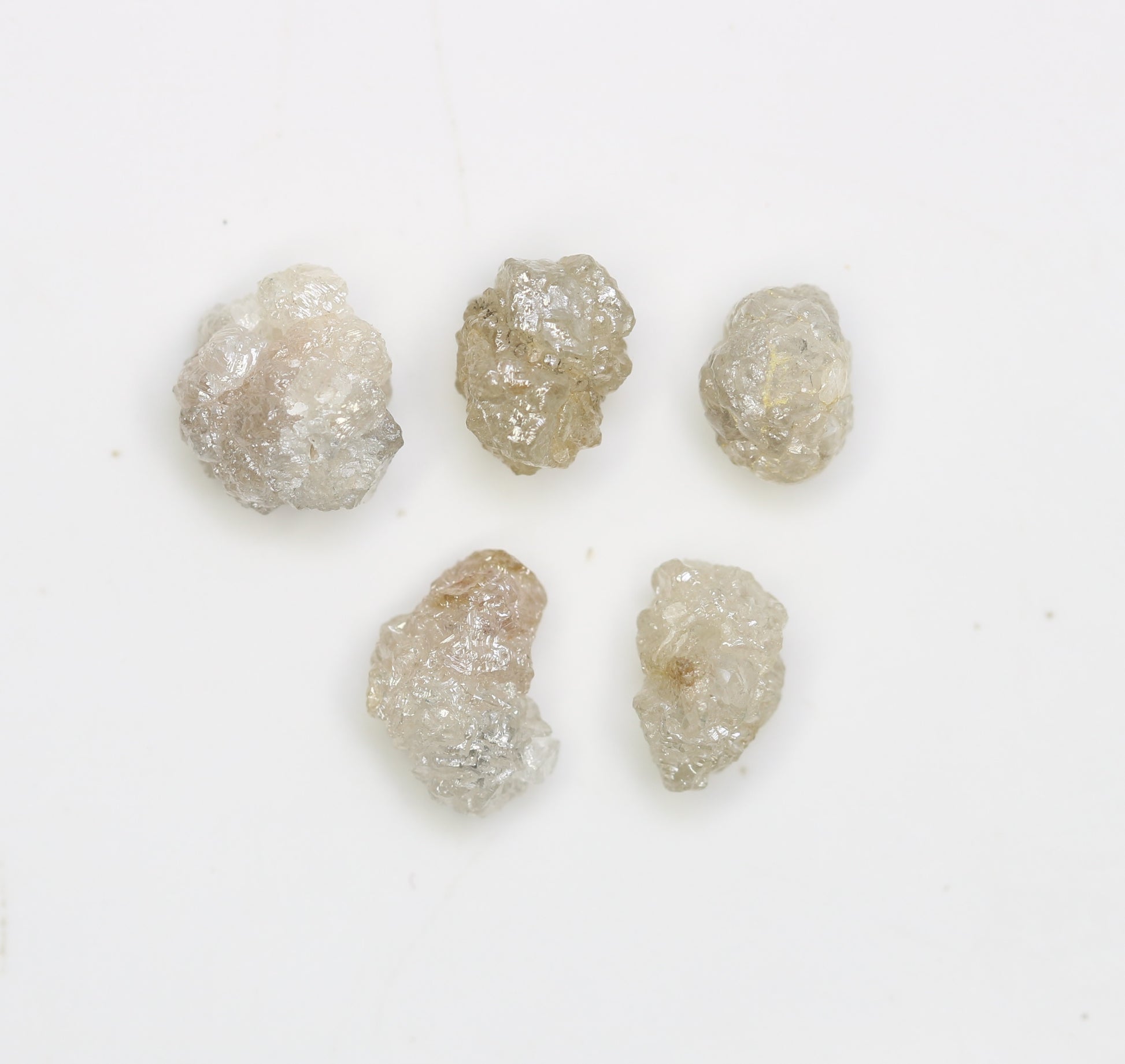 3.81 CT Irregular Cut Grey Rough Diamond For Engagement Ring - JayKrishna Diamond