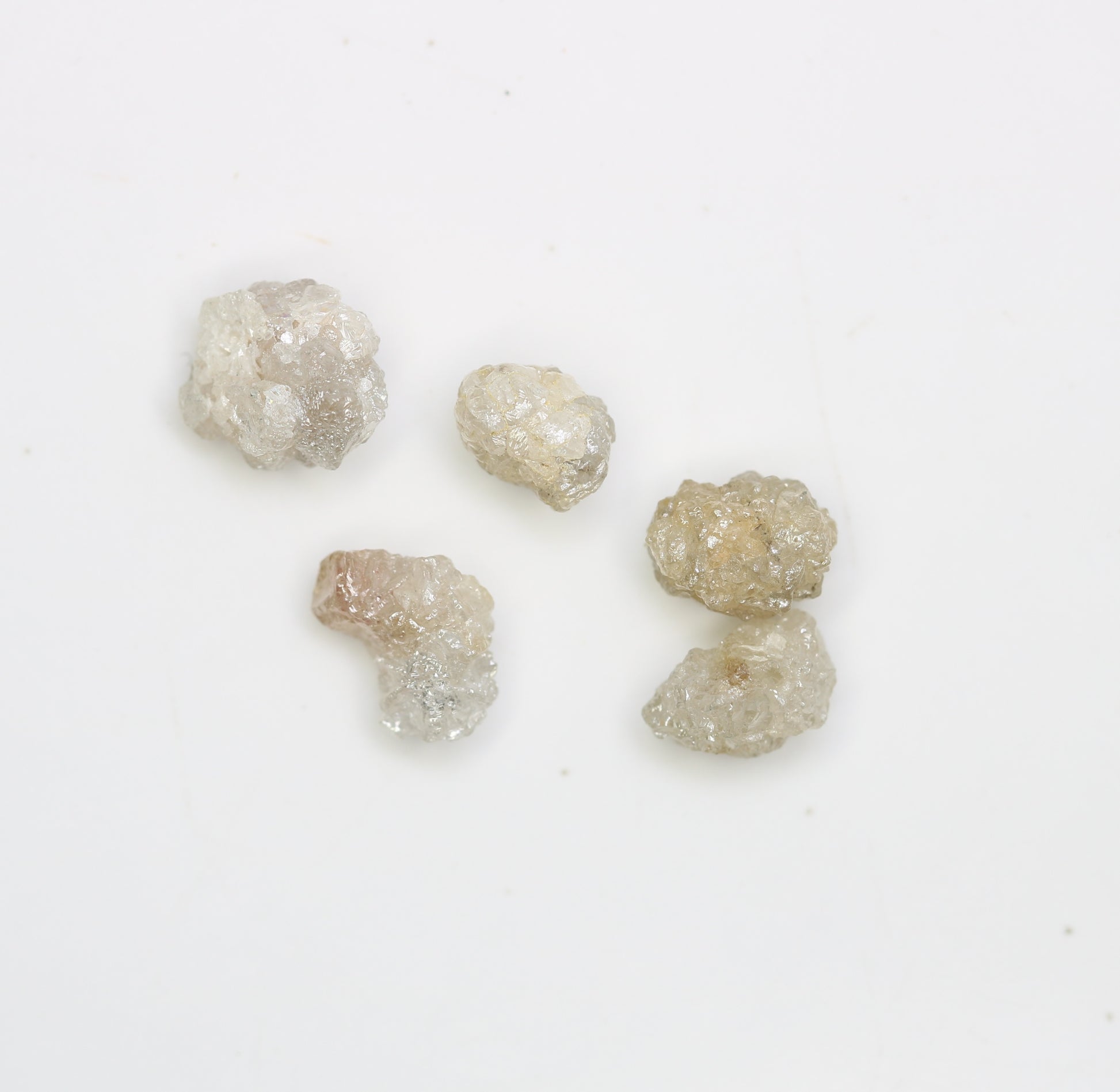 3.81 CT Irregular Cut Grey Rough Diamond For Engagement Ring - JayKrishna Diamond