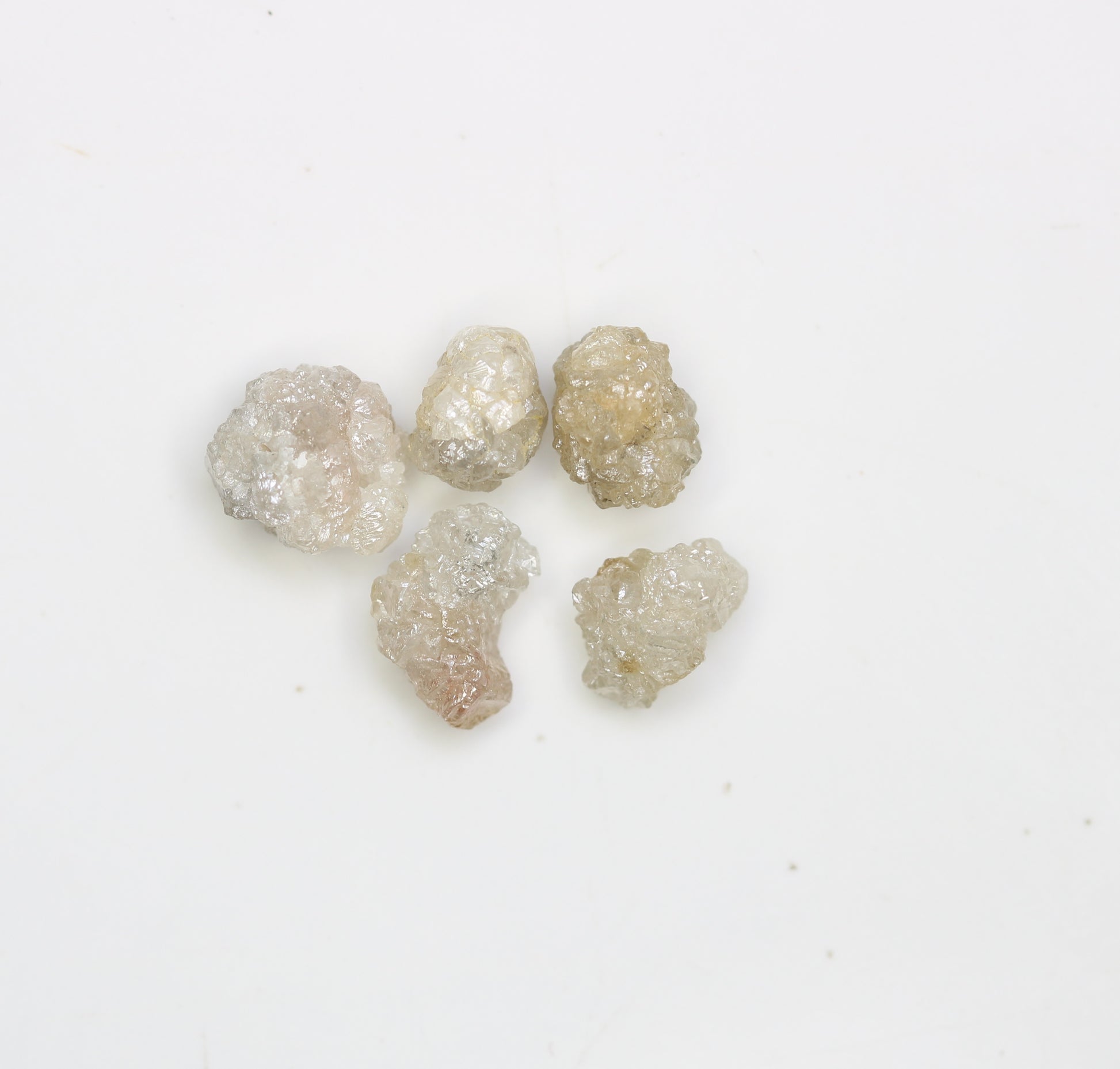 3.81 CT Irregular Cut Grey Rough Diamond For Engagement Ring - JayKrishna Diamond