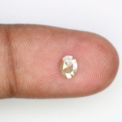 0.25 CT Oval Cut 5.50 MM Loose Grey Natural Diamond – Ideal for Engagement Rings | Elegant Grey Diamond Jewelry - JayKrishna Diamond