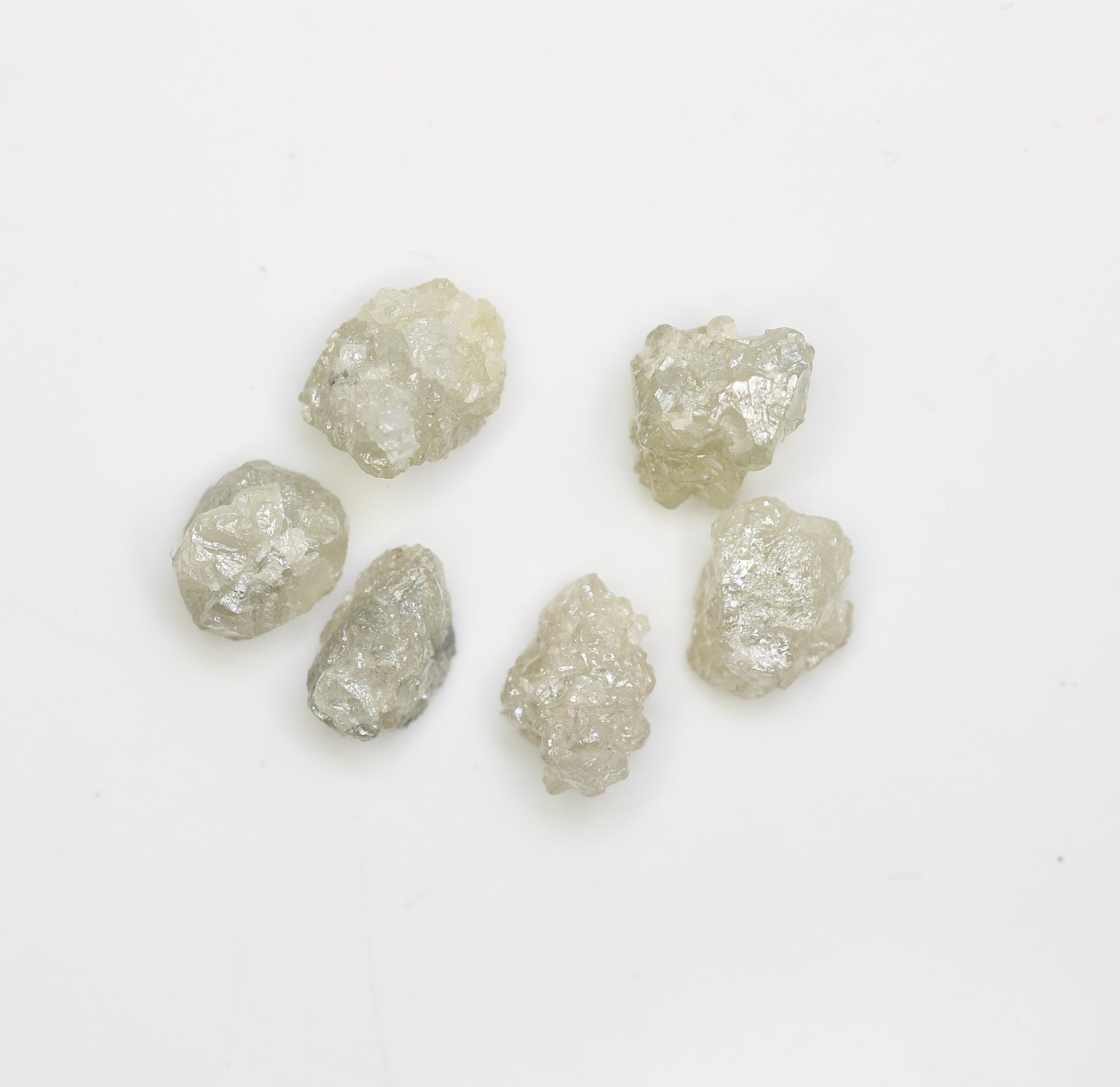 4.29 CT Rough Irregular Cut Grey Diamond For Engagement Ring - JayKrishna Diamond