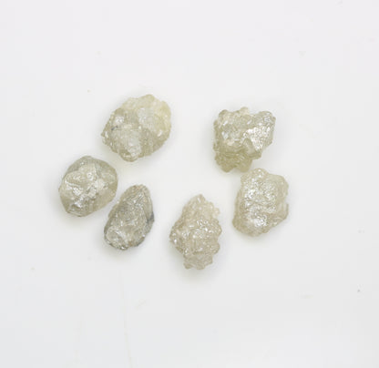 4.29 CT Rough Irregular Cut Grey Diamond For Engagement Ring - JayKrishna Diamond