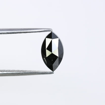 1.03 CT Marquise Shape Loose Natural Black Diamond For Engagement Ring - JayKrishna Diamond