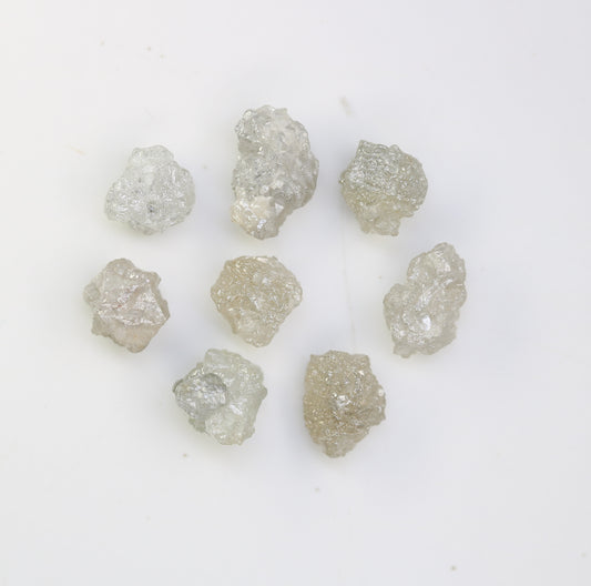 5.76 CT Uncut Grey  Rough Diamond For Engagement Ring - JayKrishna Diamond