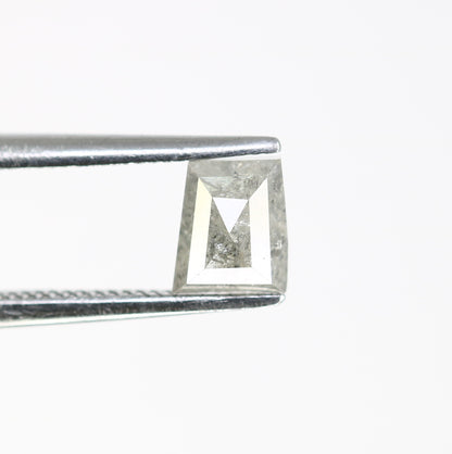0.92 CT Geometric Shaped 5.20 MM Salt And Pepper Loose Diamond For Wedding Ring - JayKrishna Diamond