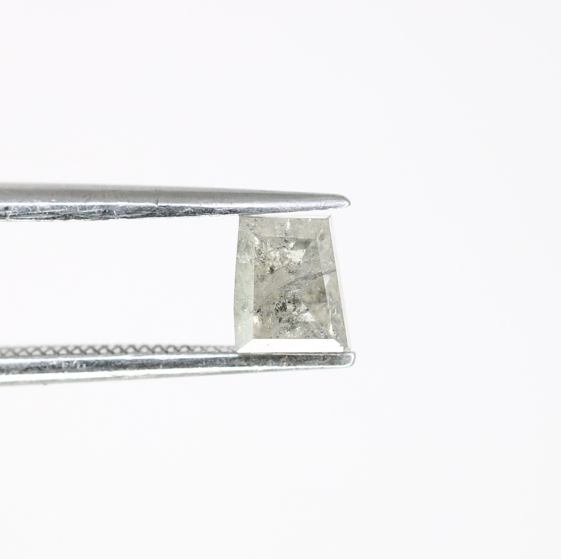 0.92 CT Geometric Shaped 5.20 MM Salt And Pepper Loose Diamond For Wedding Ring - JayKrishna Diamond