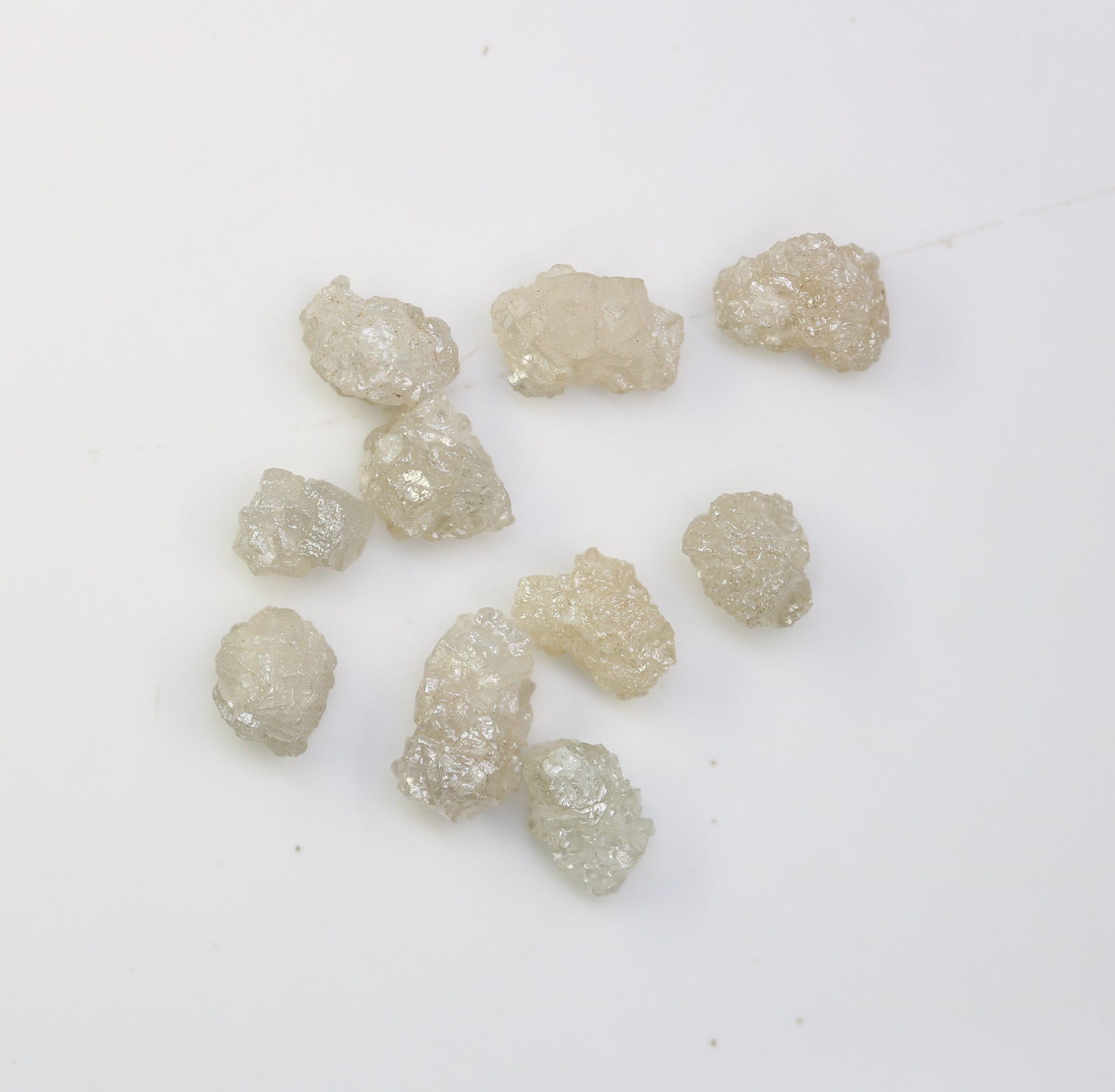 5.40 CT Rough Uncut White Grey Diamond For Engagement Ring - JayKrishna Diamond