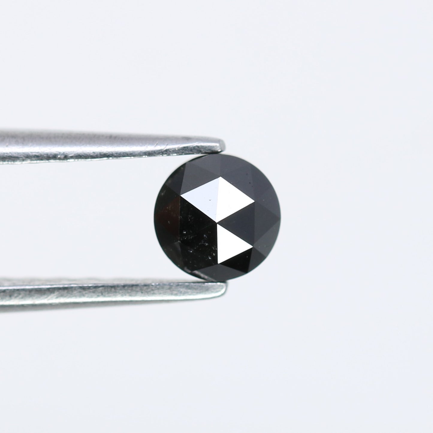 0.38 CT Natural Black Round Rose Cut Diamond | Gemstone for Custom Wedding Rings, Unique & Elegant Fine Jewelry - JayKrishna Diamond