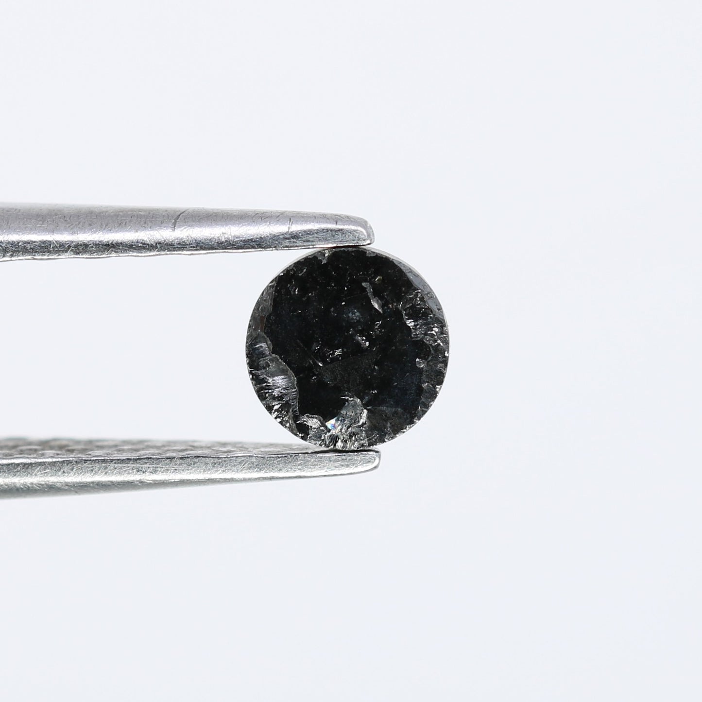 0.38 CT Natural Black Round Rose Cut Diamond | Gemstone for Custom Wedding Rings, Unique & Elegant Fine Jewelry - JayKrishna Diamond