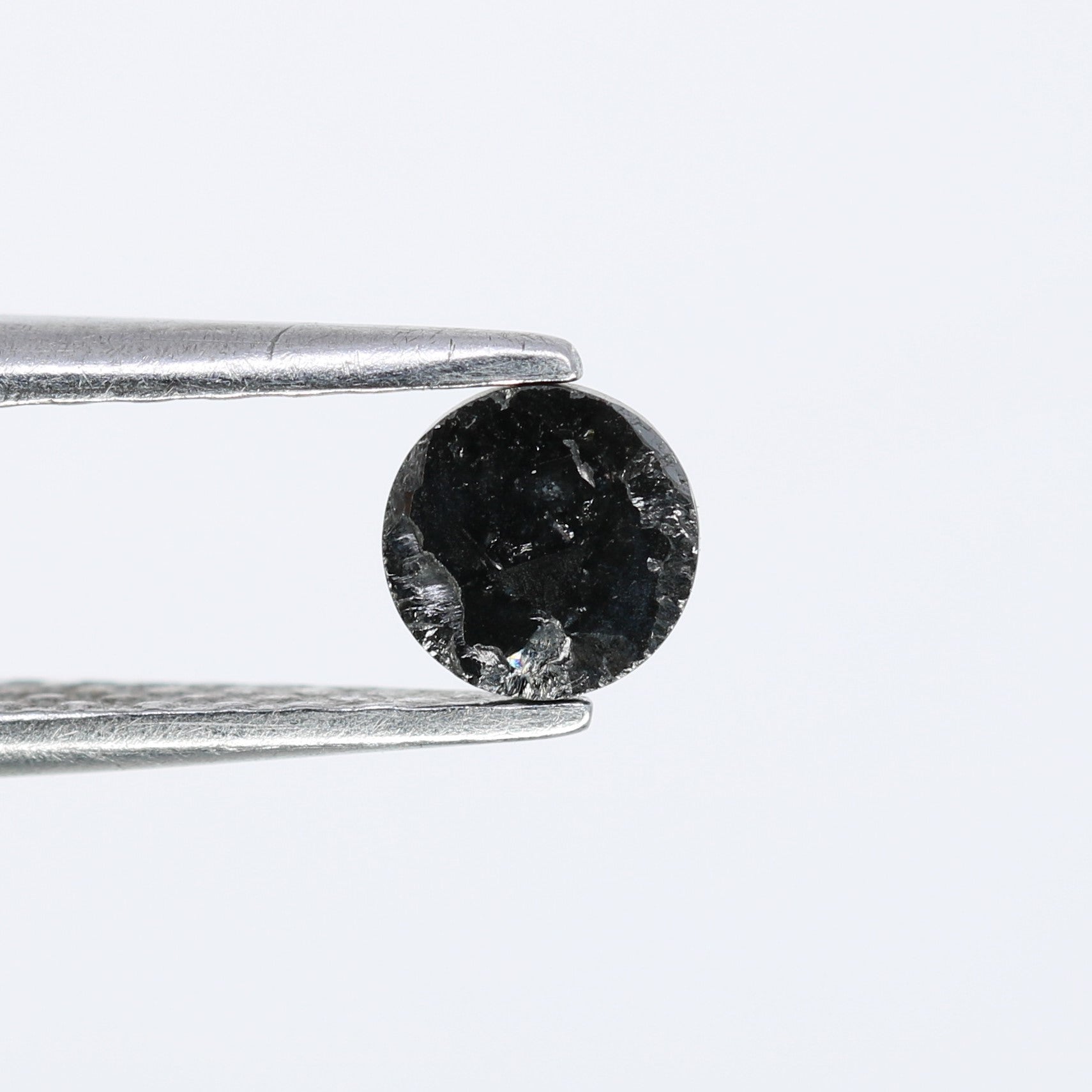 0.38 CT Natural Black Round Rose Cut Diamond | Gemstone for Custom Wedding Rings, Unique & Elegant Fine Jewelry - JayKrishna Diamond