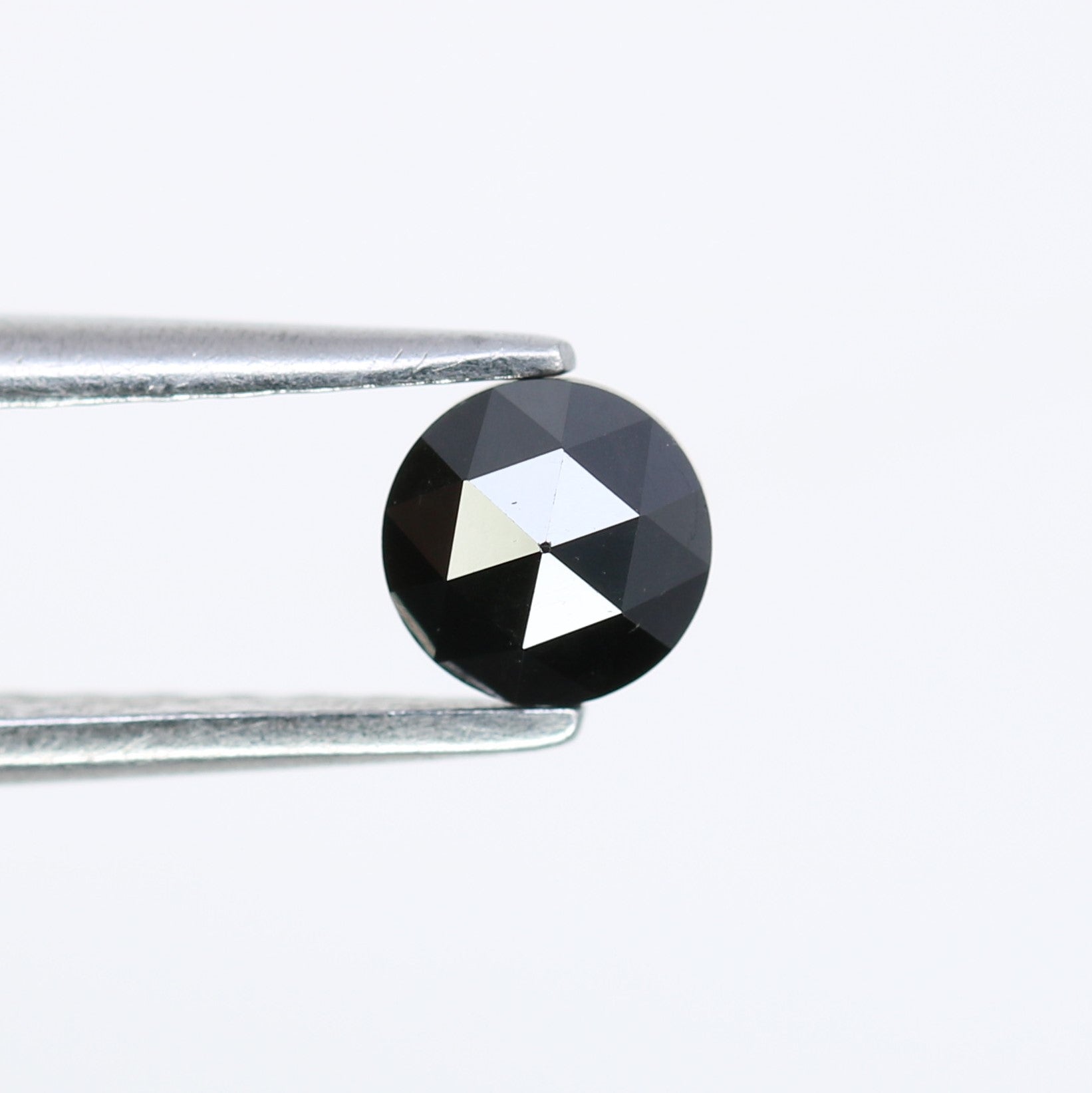 Unique 0.37 CT Black Round Rose Cut Diamond | Perfect for Wedding Rings - JayKrishna Diamond