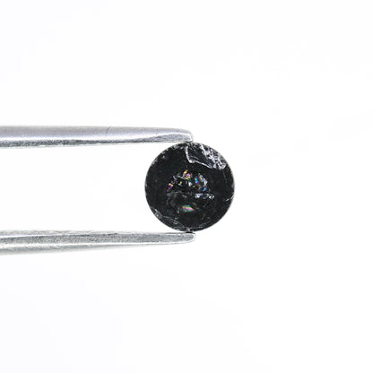 Unique 0.37 CT Black Round Rose Cut Diamond | Perfect for Wedding Rings - JayKrishna Diamond