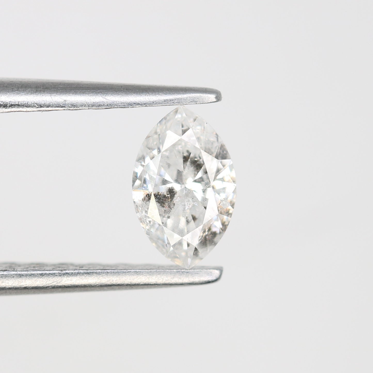 Unique 0.36 CT Marquise Cut Salt & Pepper Diamond | Perfect for Engagement Rings - JayKrishna Diamond