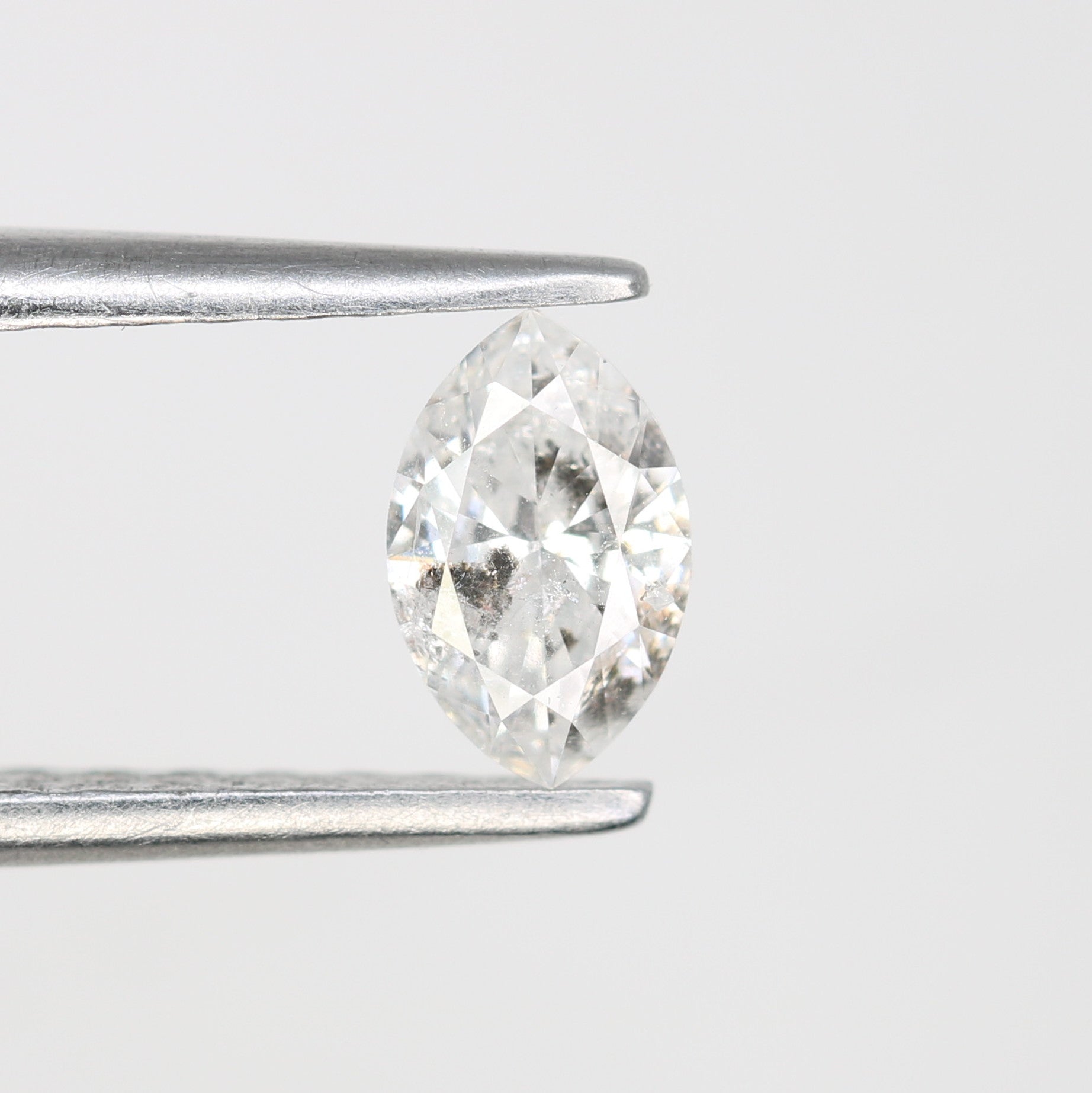 Unique 0.36 CT Marquise Cut Salt & Pepper Diamond | Perfect for Engagement Rings - JayKrishna Diamond