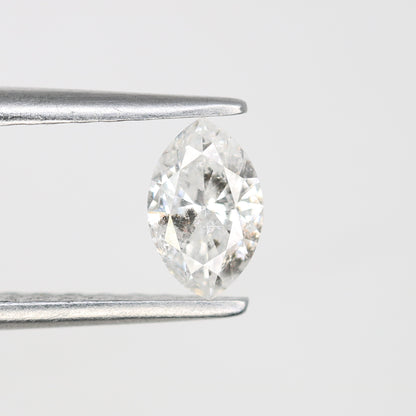 Unique 0.36 CT Marquise Cut Salt & Pepper Diamond | Perfect for Engagement Rings - JayKrishna Diamond