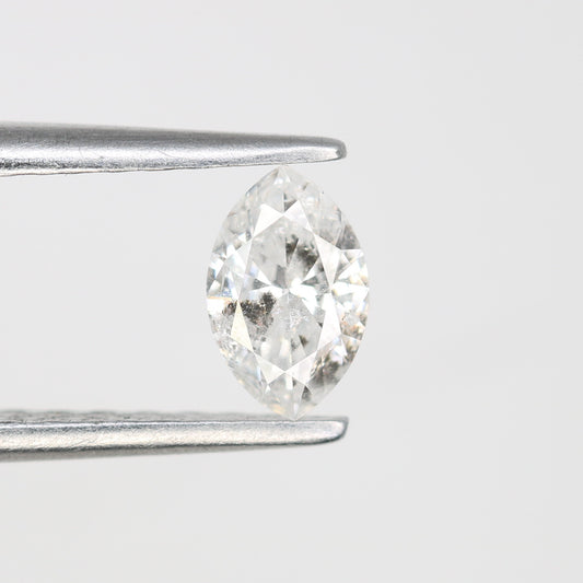 Unique 0.36 CT Marquise Cut Salt & Pepper Diamond | Perfect for Engagement Rings - JayKrishna Diamond
